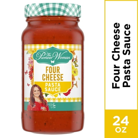 Pioneer Woman Four Cheese Pasta Sauce, 24 oz Jar
