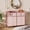 Pink, variant on Ourlova Pink TV Stand with Charging Station,Wide TV Stand with Open Shelf,Bedroom Dresser for Living Room TV Stand with 9 Drawers,9 Large Storage Drawers for Living Room