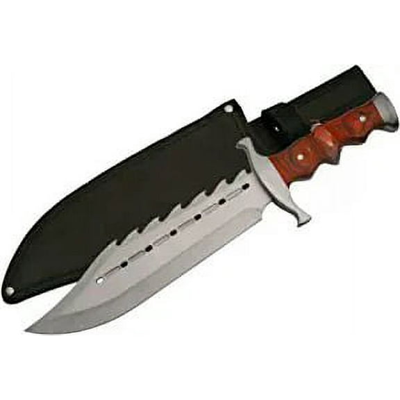 15" GATOR BACK BOWIE High Quality Knife (211398)