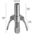thumbnail image 3 of Hxlamzoo Grease Gun Coupler, Double Handles Quick Lock Release Grease Gun Tip, 10000 PSI High Pressure Grease Fittings Compatible with All Grease Guns, 3 of 9