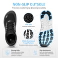 thumbnail image 5 of Fidabo Wide Toe Box Walking Shoes for Women, Zero Drop Arch Sneakers, Breathable Cushioned & Non-Slip, Sports Shoes for Running, Tennis, & Fitness, 5 of 8