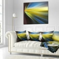 thumbnail image 3 of Designart Brown Blue Focus Light - Abstract Throw Pillow - 16x16, 3 of 5
