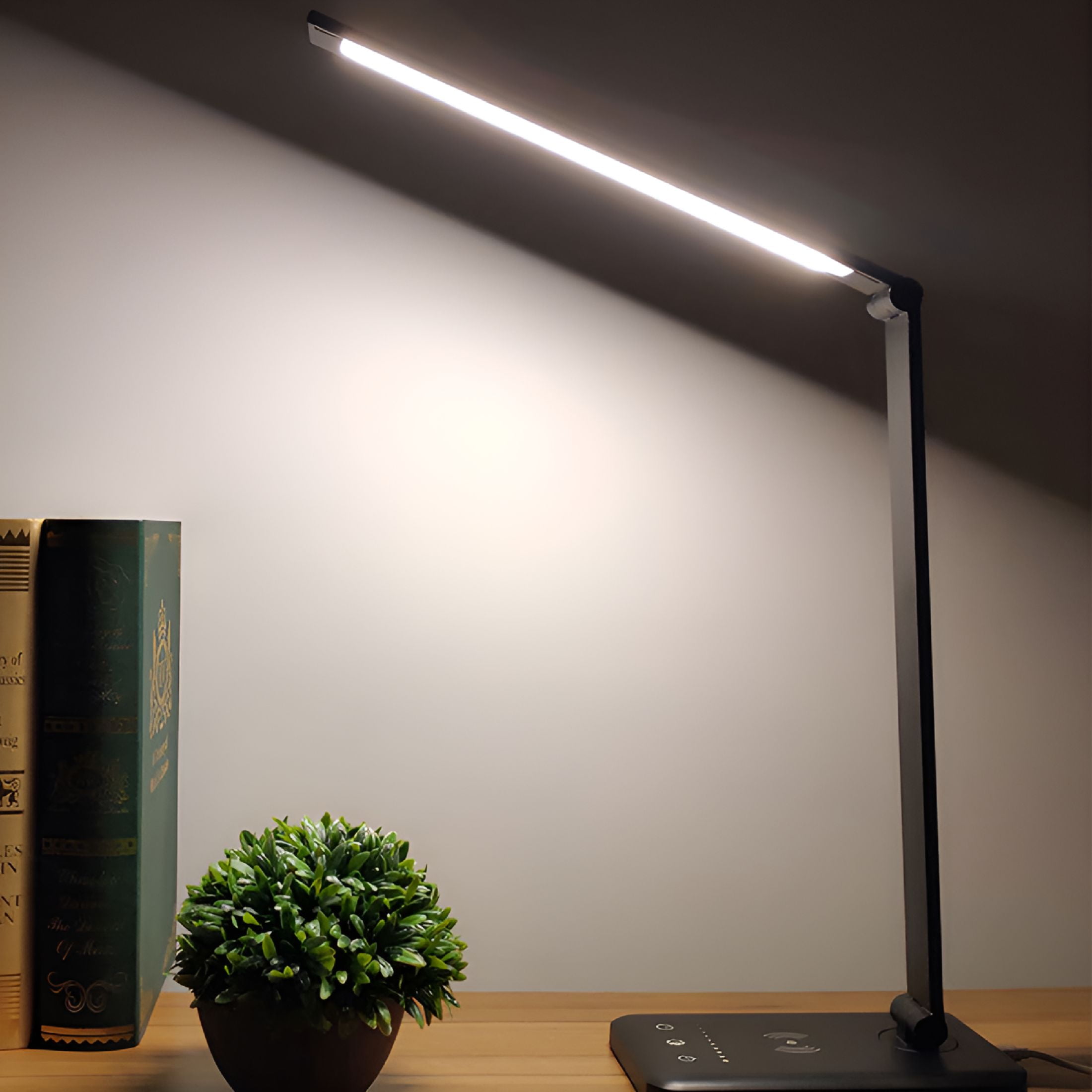 HIBIBUD Crafts Desk Lamp For Home Office,Touch Control Light With Memory Function,Non-Flickering Lighting For Reading,Sewing,Crafts,School Supplies,Puzzle Light