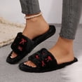 thumbnail image 6 of Fuzzy Slippers Ofreoo Women's Fashion Casual Winter Home Indoor Cotton Slippers, 6 of 8