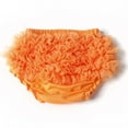 thumbnail image 2 of Yindaity Baby Diaper Covers for Girls Baby Girls Diaper Covers Bloomer Mesh Ruffled Tiered Bloomers Elastic Briefs Cute Cotton Baby Girl Shorts(Orange,6-15 Months), 2 of 6