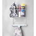 thumbnail image 3 of Soporte de pared para tabla de planchar mDesign, acero blanco, 3 of 8