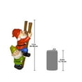 thumbnail image 3 of Design Toscano QM2360100 Up The Ladder Climbing Funny Gnome Garden Statue, 11 Inch, Multicolored, 3 of 3