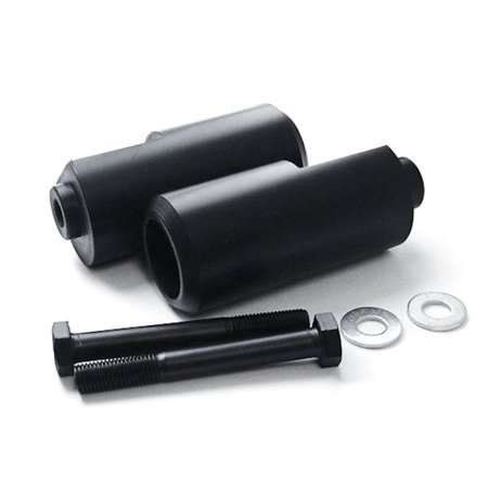 Cut Black Frame Sliders Krator 2004-2005 Suzuki GSXR 600 / 750 No Cut Black Frame Sliders Crash Protectors Motorcycle ()