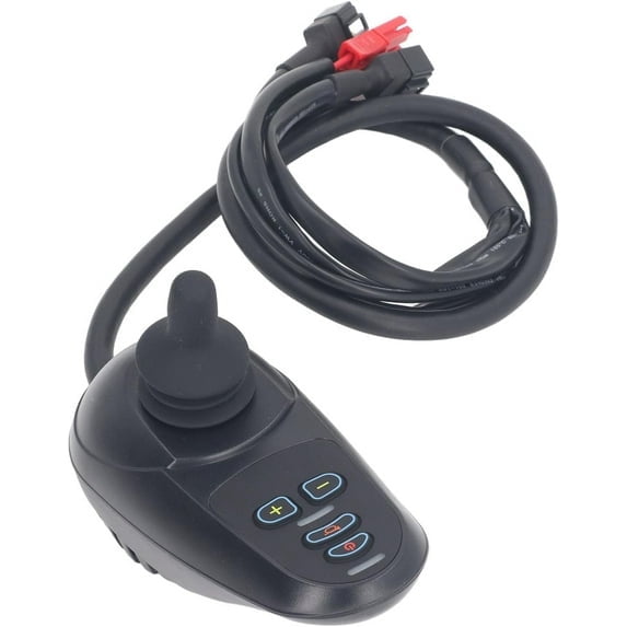 gernie Electric Wheelchair Joystick Controller, 4 Keys Electric Power Wheelchair Controller Joystick, Electric Mobility Wheelchairs Accessory, Smoothly Speed Changing
