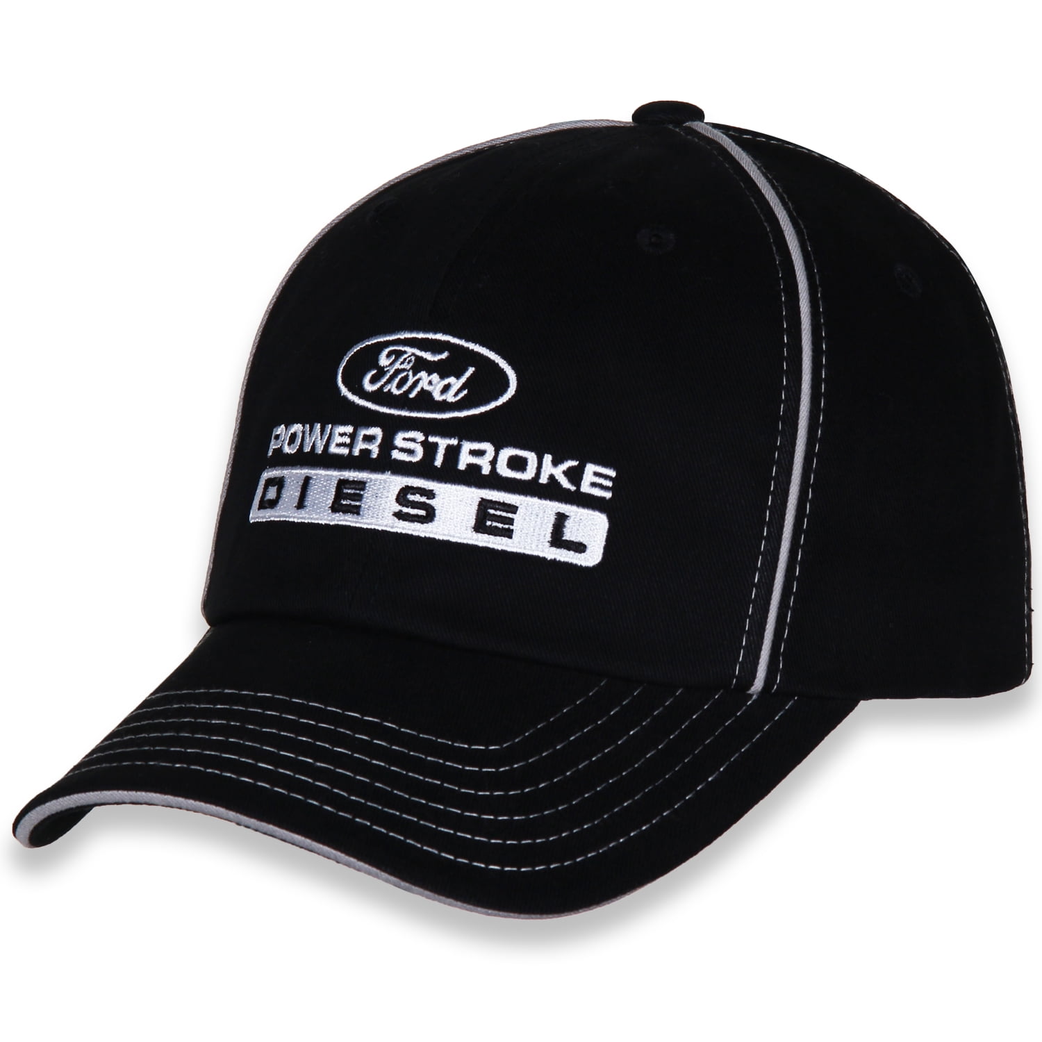 Hat - Ford Powerstroke Diesel Adjustable Ball Cap Black