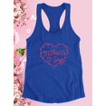 thumbnail image 3 of Mothers Day Pink Garland Racerback Tank Women -Image by Shutterstock, Female x-Small, 3 of 4