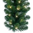thumbnail image 3 of Vickerman 9' Grand Teton Artificial Christmas Garland, Warm White LED Mini Lights, 3 of 8