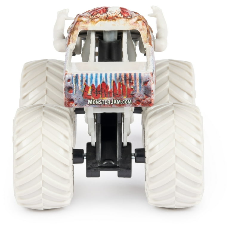 WHITE JAM タイムマシン BOX 限定品 Monster Jam, Official Zombie Monster Truck, Die-Cast Vehicle, 1:64
