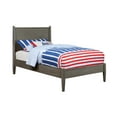 thumbnail image 2 of Furniture of America Mattress Ready Solid Wood Gray Twin Kids Bed, 2 of 6
