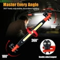 thumbnail image 5 of 3000LM Rechargeable Magnetic Work Light, 2026 New LED Work Light Bar, Portable Under Hood Works Lights for Automotive Repair, Adjustable Magnetic LED Bar for Mechanics (1Set), 5 of 9