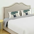 thumbnail image 3 of Yayeee Pillowcase King Size Set of 2 Satin Wrinkle Resistant Pillow Case, Black Cat Plants, 3 of 7