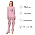 thumbnail image 2 of Happy Holidays Nutcracker Print Christmas PJ Sets for Family, Unisex Style for Men Women, Size Newborn to 6XL, 2 of 8