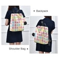 thumbnail image 6 of FORMRS Women's Travel Backpack Purse Anti-Theft Hidden Pockets Casual Shoulder Bag, Gummy Bear Pattern, 6 of 7