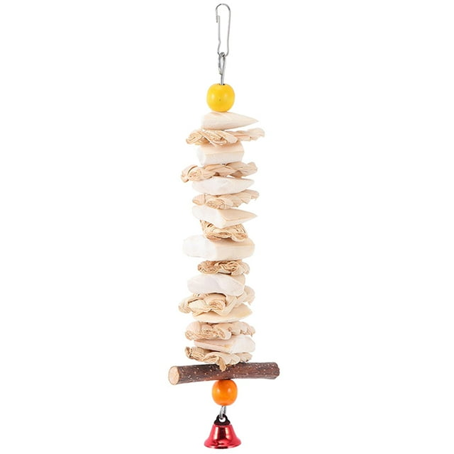 Parrot Toy Hanging Cuttlebone Pendant Parrot Cage Chewing Toy Bird Bite Toy Parrot Toy