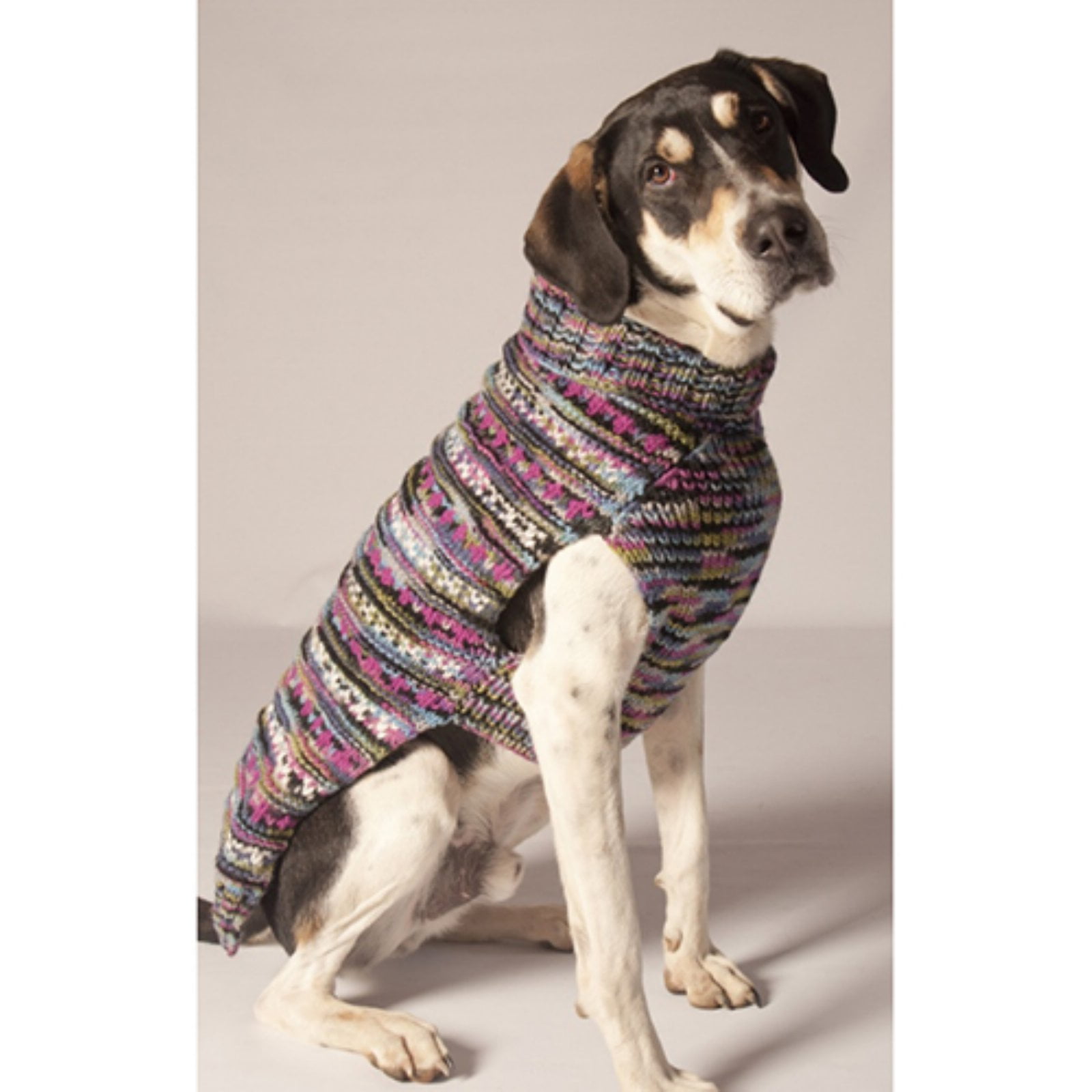 Chilly Dog Woodstock Dog Sweater Purple