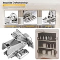 thumbnail image 4 of 180 Degree Cabinet Hinges Stainless Steel Full Half Inset Overlay Adjustable For Kitchen Wardrobe Easy Installation, 4 of 7