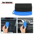 thumbnail image 3 of Unique Bargains 4pcs Car Tire Tyre Wheel Detailing Shine Contour Applicator Pad Sponge Foam Brush Blue, 3 of 6
