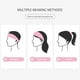 thumbnail image 5 of Diadema de poliéster transpirable para el cabello para deportes al aire libre (rosa coral) Sywqhk Para Estrenar, 5 of 5