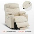 Electric Power Lift Recliner, Small, Massage, Dual Heat