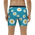 Disketp Daisies Flowers Men's Boxer Briefs Men’s Underwear Boxer Briefs