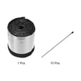 thumbnail image 3 of Uxcell Heat Shroud Sleeve Aluminized Silver Sleeving 3/4 Inch ID x 10FT for Hose Wire Heat Protection 10PCS Ties, 3 of 6