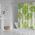 thumbnail image 3 of Bath Shower Curtain Liners 66"x72", Colorful Abstract LeavesPolyester Waterproof with 12 Curtain Hooks Bathroom Accessories Decoration, 3 of 6