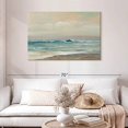 thumbnail image 2 of Elephant Stock Whispering Ocean Waves Wall Art - Horizontal Canvas Wall Art - Lobby Wall Decor - Wellness Canvas - Orange And Gray Decor By Silvia Vassileva - 45" x 30", 2 of 4