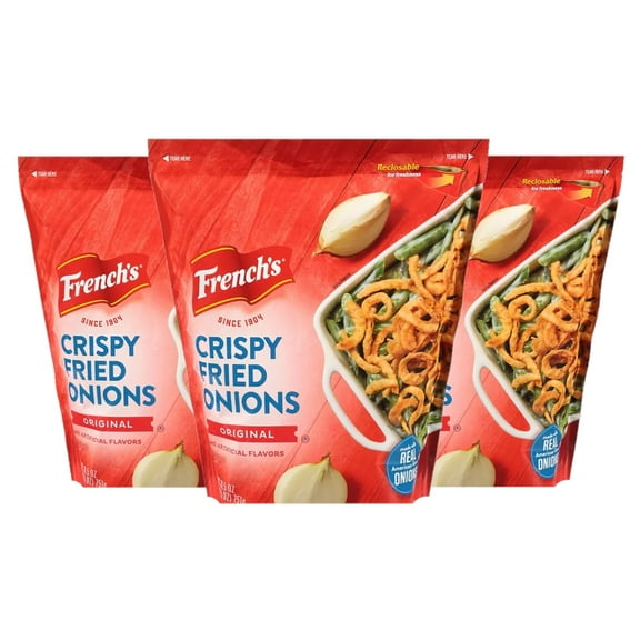 3 Pack | French's Original Crispy French Fried Onions (26.5 oz.)