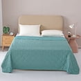 thumbnail image 5 of EVOLIVE Elastane Diamond Quilted All Season Light Weight Single Reversible Cooling Quilt/Comforter (Blue, Full/Queen), 5 of 6