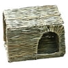 Jura Inc Rabbit Grass House Hand Woven Reed Garss Small Hay Bed Pet Collapsible Hut