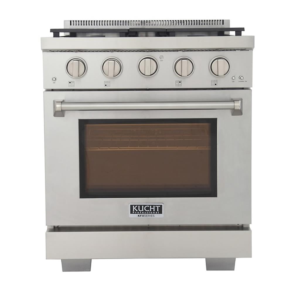 Pemberly Row 30" Propane Gas Range in Stainless Steel with True Simmer Burners