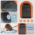 thumbnail image 6 of Magntic Key Lock Box with 4 Digit Combination Lock Hider Under Car, Magnetic Key Holder for Indoors, Outdoor Travel A, 6 of 7