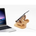 thumbnail image 3 of MasteelfCA Wood Phone Stand Tablet Table Holder for iPhone Smartphone Tablet - Elk, 3 of 7