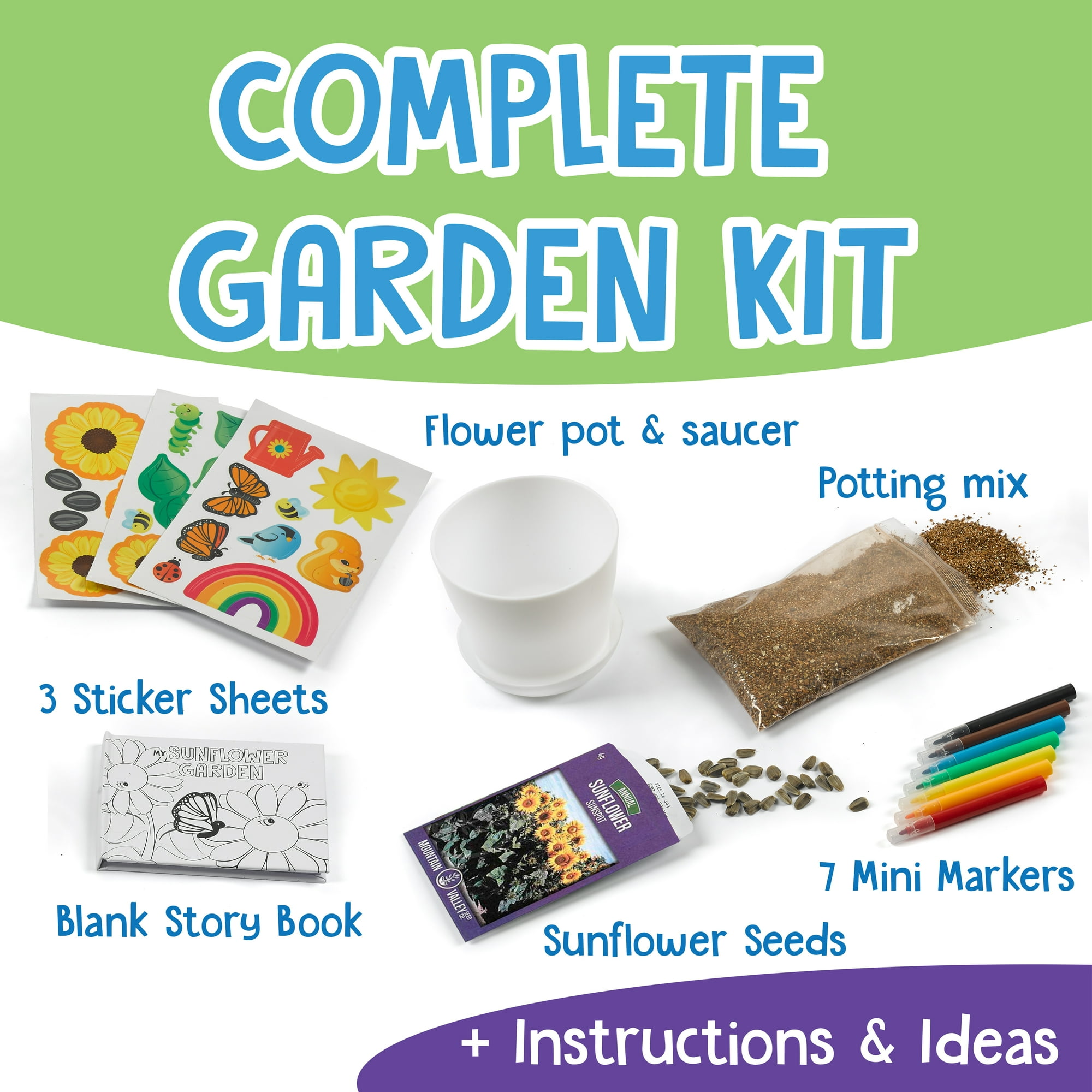 Creativity for Kids Sunflower Garden- Child Craft Kit for Boys and Girls