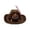 Coffee, variant on Thanksgiving Cowboy Hat With Turkey Pin Western Style Childrens Party Celebration Wild Themed Coffee One Size