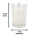 thumbnail image 4 of 20 Veladora En Vaso Cafetero Lisa de Parafina Pura. Fabrica De Velas Y Veladoras Luz María Veladora de Parafina Pura., 4 of 4