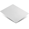 thumbnail image 2 of Metal Aluminum Mouse Pad Hard Ultra Thin Double Side Design Mouse Mat Waterproof Fast and Accurate Control for Gaming and Office Silver, 2 of 8