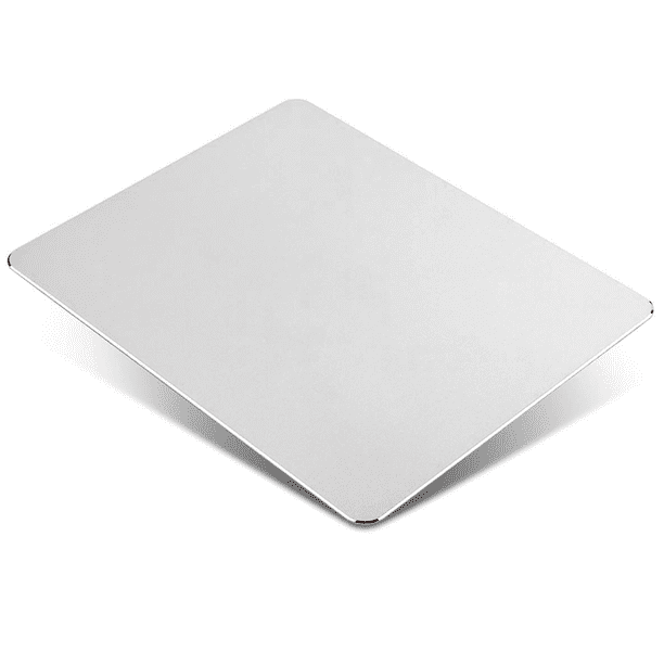 Alfombrilla de ratón de metal de aluminio Alfombrilla de ratón para juegos Alfombrilla de ratón de aluminio, Alfombrilla de ratón con una superficie de precisión suave y base de goma