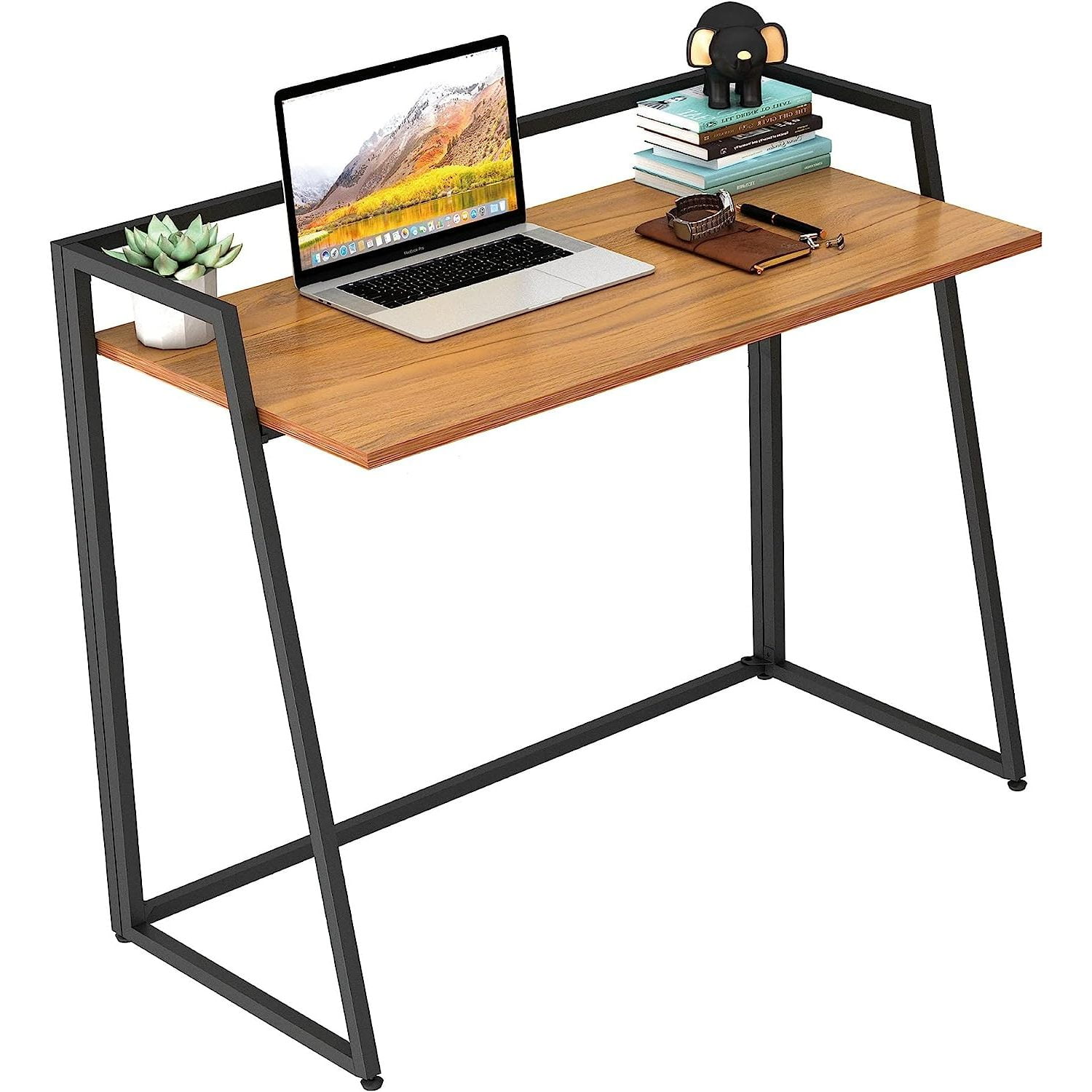 Bilot Foldable Desk 41", No Assembly Required Home Office Small Folding