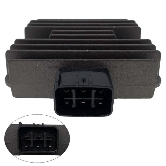 Replacement Part Voltage Regulator Rectifier for Kawasaki Mule 3010 3000 KAF620, Automatic Operation, Black Push Button Actuator