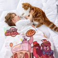 thumbnail image 2 of Juego de Pizza anti-pilling, suave, ligera, esponjosa y acogedora de lujo para hogar y cocina – Perfecta para niños y adultos, 100 x 150 cm, 2 of 6
