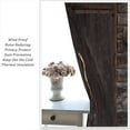 thumbnail image 5 of Rustic Wood Curtains Vintage Barn Door Farmhouse Cottage Barn Door Pattern Blackout Curtains Country Living Room Style Printed Curtains 42x63 Inches, 5 of 6