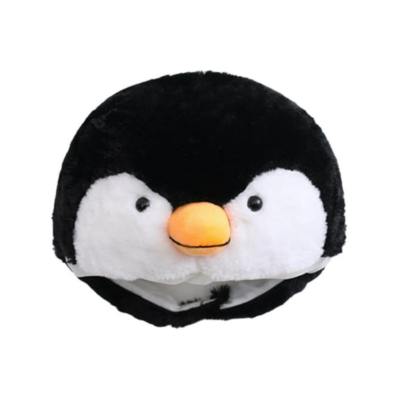 Fashion Penguin Plush Hat Ski Hat Warm Soft Costume Beanie Accessories Cartoon Plush Hat Photo Props for Winter Dress up Cosplay