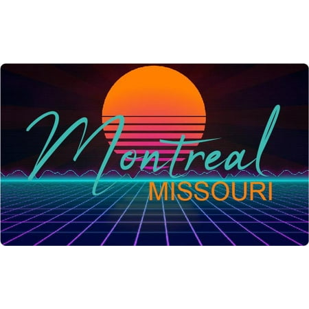 

Edinburg Missouri 4 X 2.25-Inch Fridge Magnet Retro Neon Design