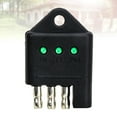 thumbnail image 3 of Shisuyan 4 Pin Trailer Plug Socket Connection Circuit Tester Signal Plug Socket for Trailer Caravan Truck (Black), 3 of 8